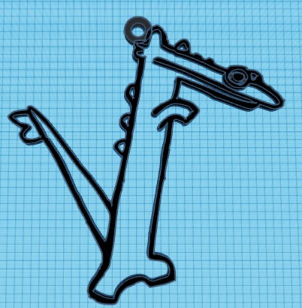 Dragon Dancing Keychain