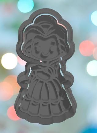 Princess Belle Cookie Cutter