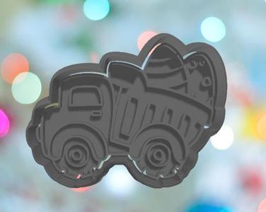 Easter Construction Truck Cookie Cutter