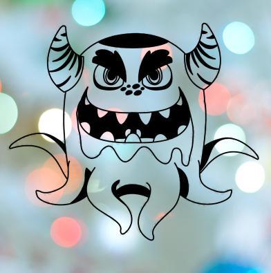 Monster 7 Cookie Cutter