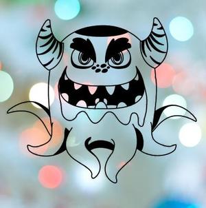 Monster 7 Cookie Cutter
