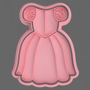 DRESS CUTTERS FOR COOKIES AND FONDANT