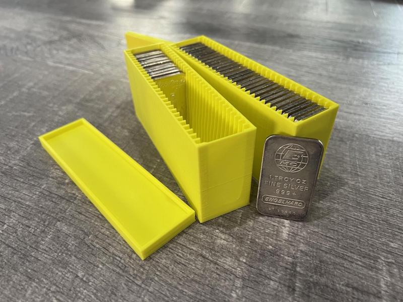 1oz Silver Bar Storage Box and Lid