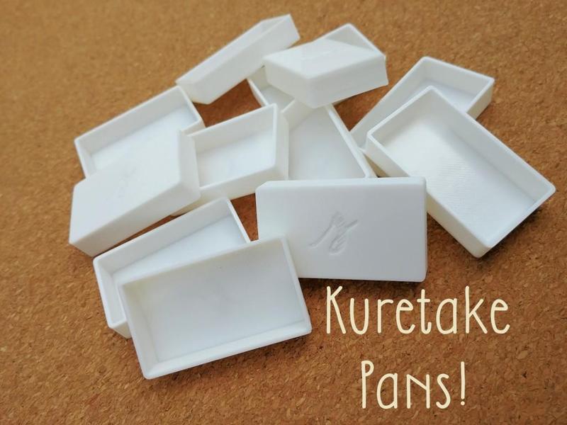 KURETAKE Pans for Watercolor & Gouache Palettes