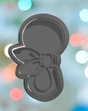 Baby Shower Tied Rattle Cookie Cutter