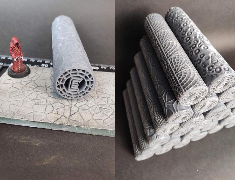 DnD terrain rollers - Ground and Roads