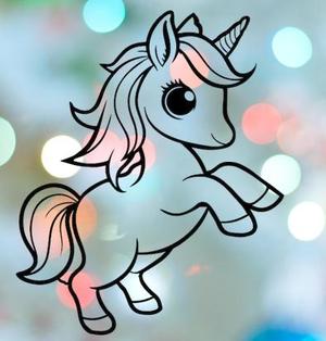 Unicorn 4 Cookie Cutter