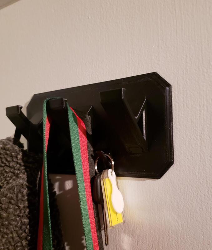 Hidden screw hook system. (Modular)