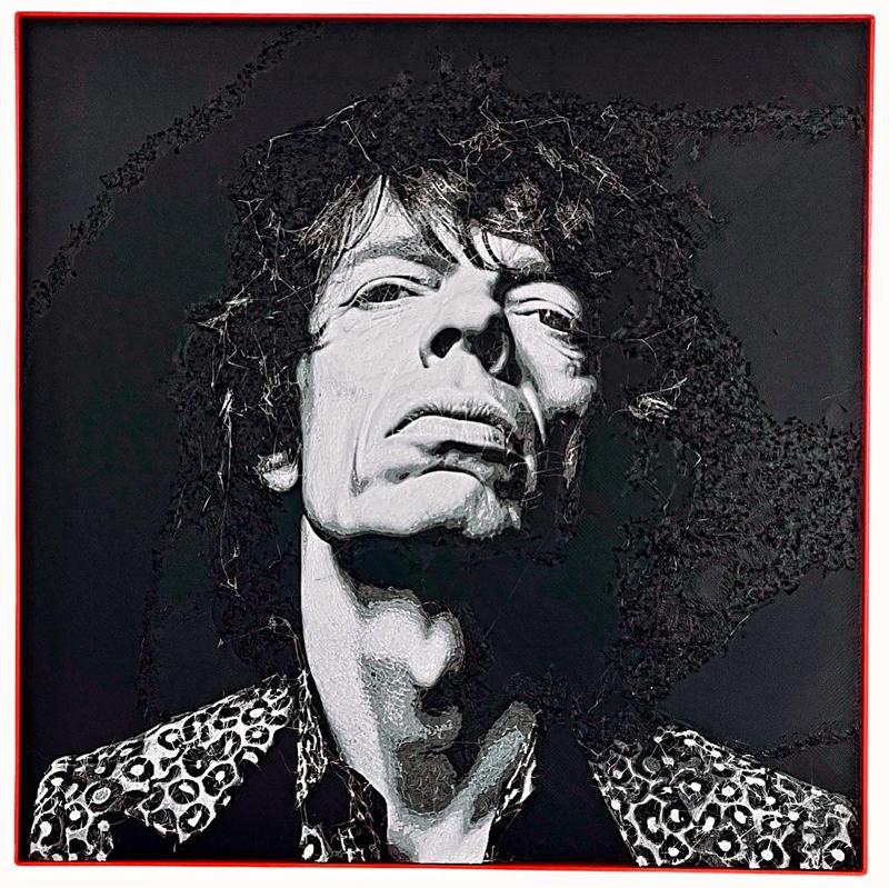Mick Jagger - 8"x8" 3D Rock Series Wall Art