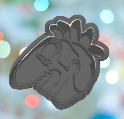 Beetle Juice Ugly Monster Cookie Cutter