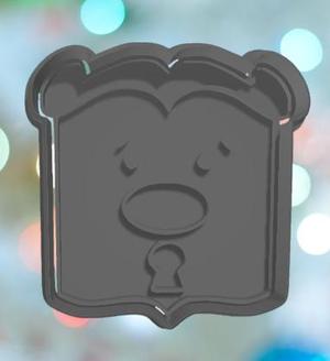 Alice In Wonderland Door Knob Cookie Cutter