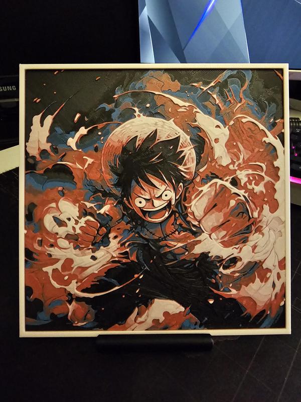 Luffy One Piece - HueForge