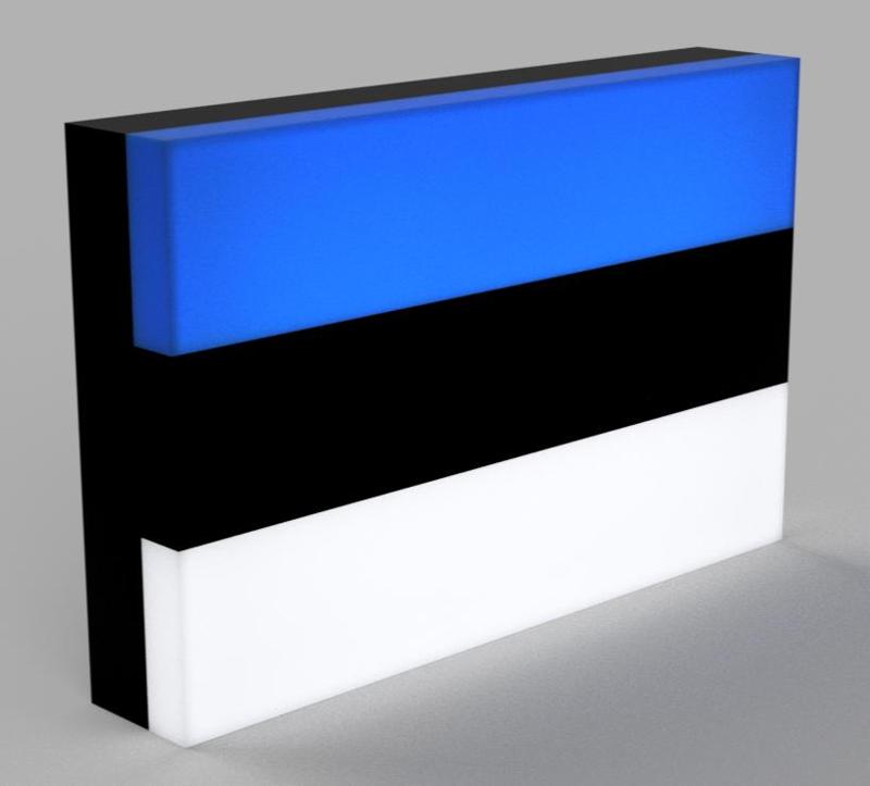 World Flags - Estonia LED Lamp