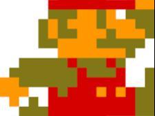 mario jumping pixel