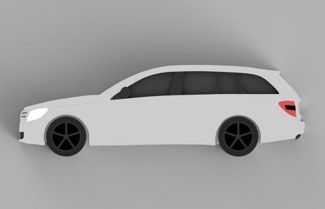Mercedes W204 keychain