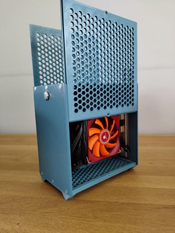 "Epsilon 570 V2" 4.77L ITX pc case | low profile GPU