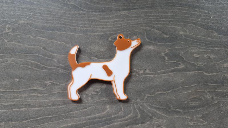 Jack Russell Terrier key chain