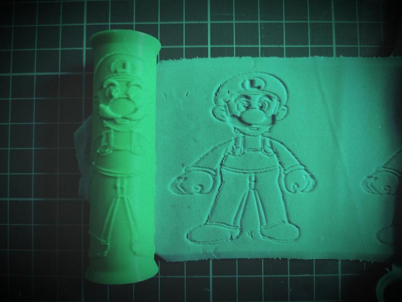 Luigi Mario Play-Doh Roller
