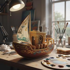 Sindbad’s Ship – Cherrywood, Sail & Seafaring Deception