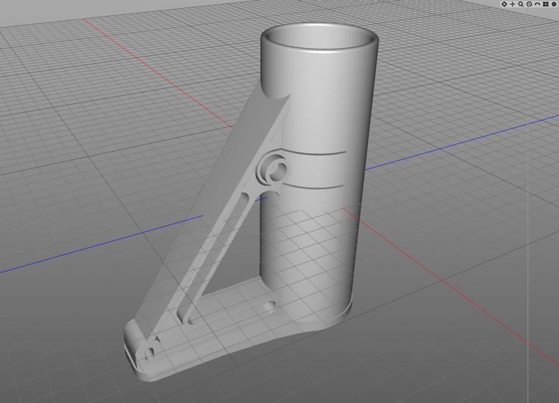 Buttstock - Adjustable Paintball Magfed - 13ci Bottle