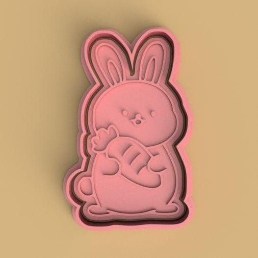 bunny cutter + bunny stamp / bunny cutter + stamp