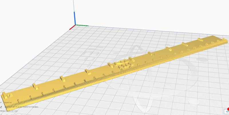 MM/IN RULER