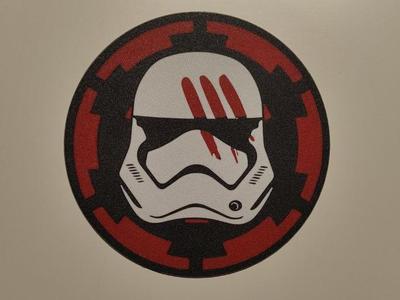 Stormtrooper plate and coaster