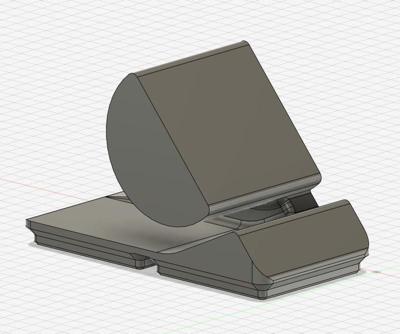 Gridfinity Watch Mount 1x2