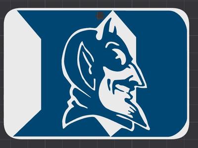 Duke Blue Devils Keychain