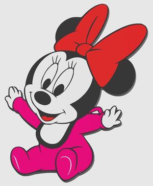 disney baby Minny magnet wall art color