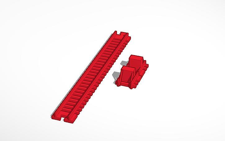 N scale display track