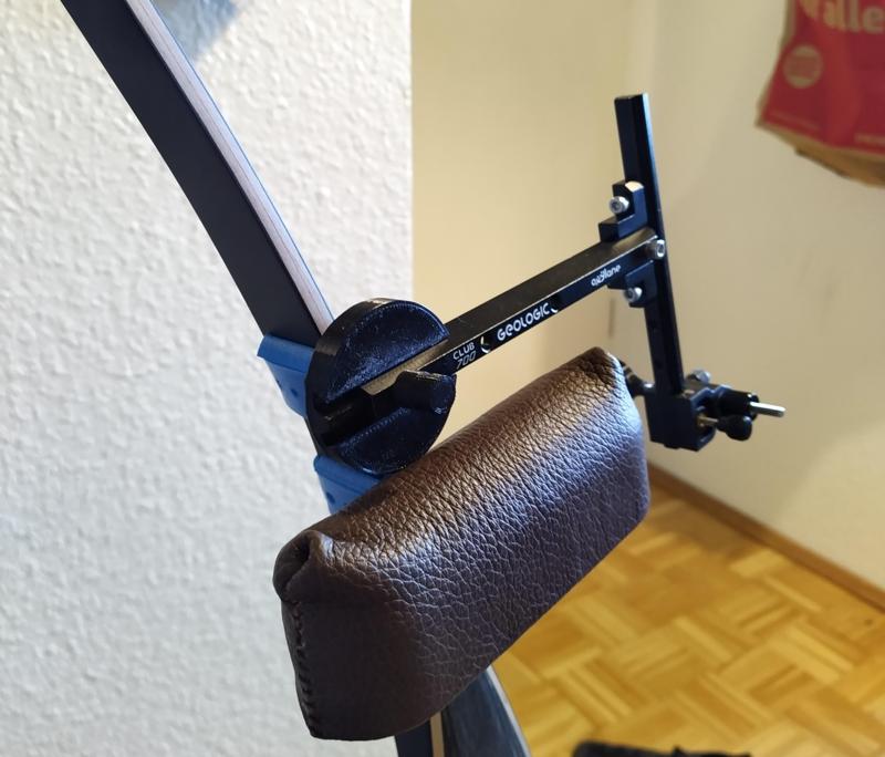 accessory adapter for traditional bows without mounting holes   e.g. for sights