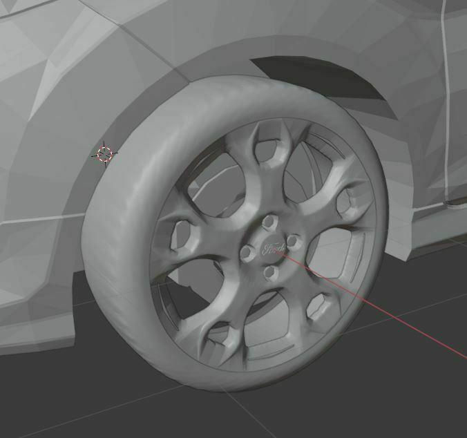 Ford Fiesta Sport Zetec wheel
