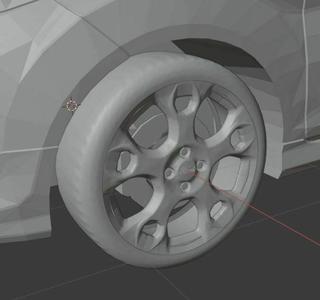 Ford Fiesta Sport Zetec wheel