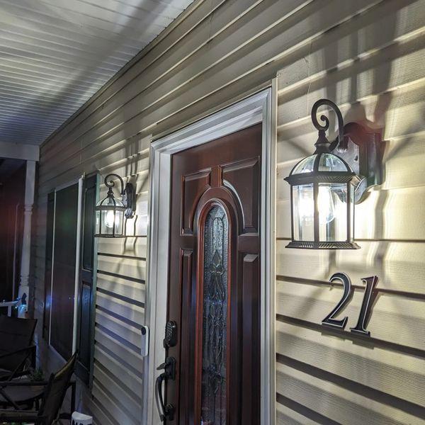 Exterior Light Mounting Plate