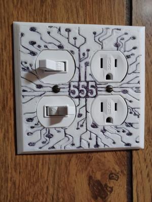 light switch and outlet plate