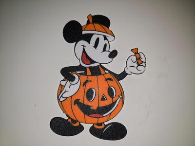 Halloween Mickey Mouse in Pumpkin
