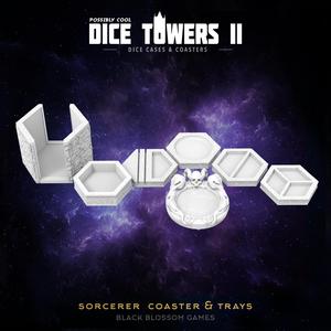 TC04 Sorcerer Coaster & Trays :: Possibly Cool Dice Tower 2