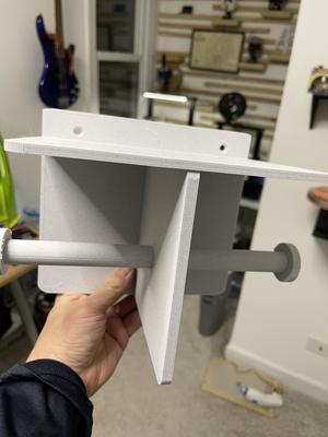 Double roll toilet paper holder