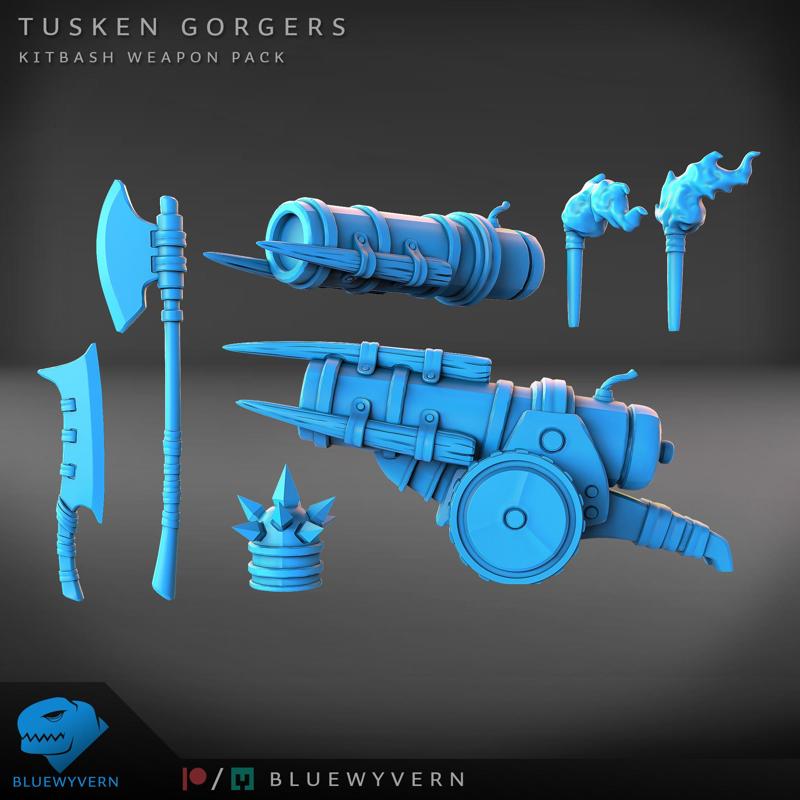 Tusken Gorgers - Kitbash Weapon Pack
