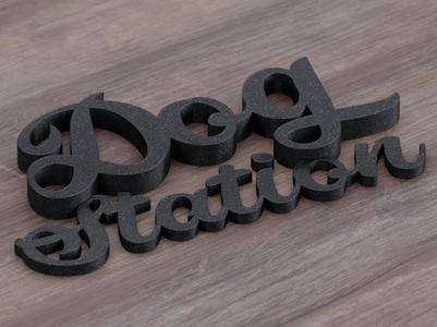 Dog Station Sign for Dog accessories wall mount