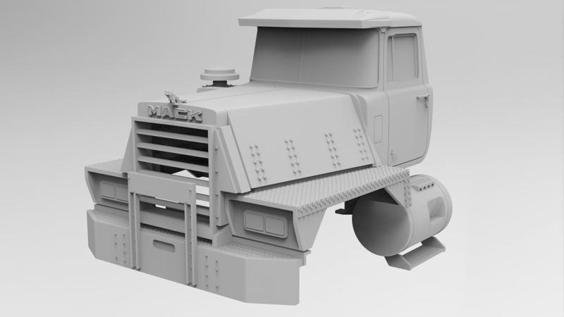 MACK RD-800 1/14 SCALE CAB