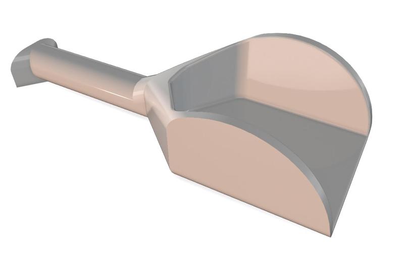 Scoop for laundry detergent, flour, flower soil...