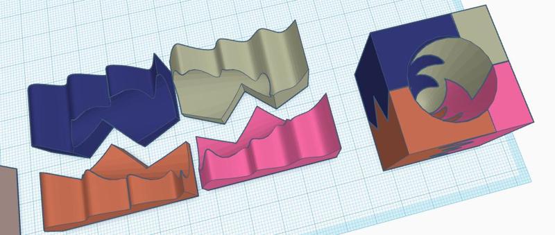 incense cone mold interlocking