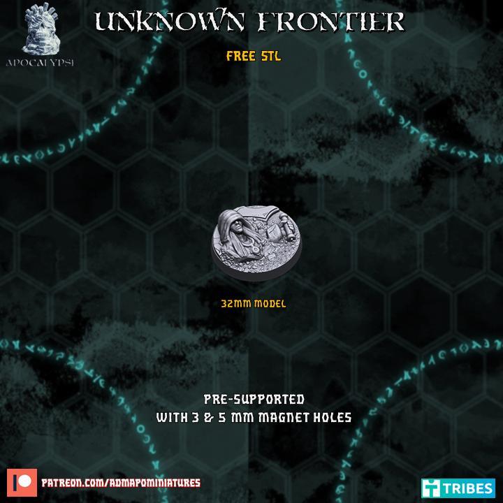 Unknown Frontier Free Base (32mm//pre-supported)