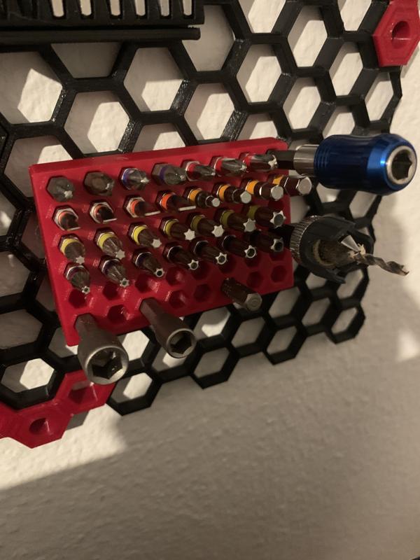 Bitholder for Hex Storage Wall