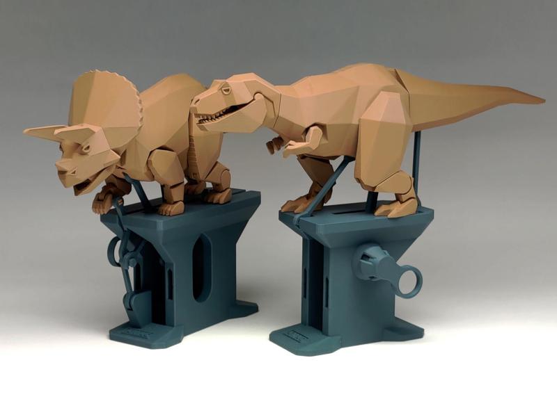 TRICERATOPS VS. T-REX (AUTOMATA)