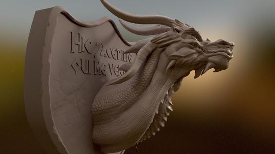 Dragon Head (wall decor)