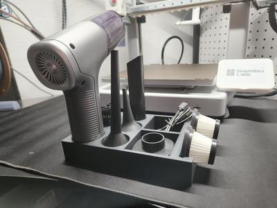 Mini Desk Vac and Accessories Stand