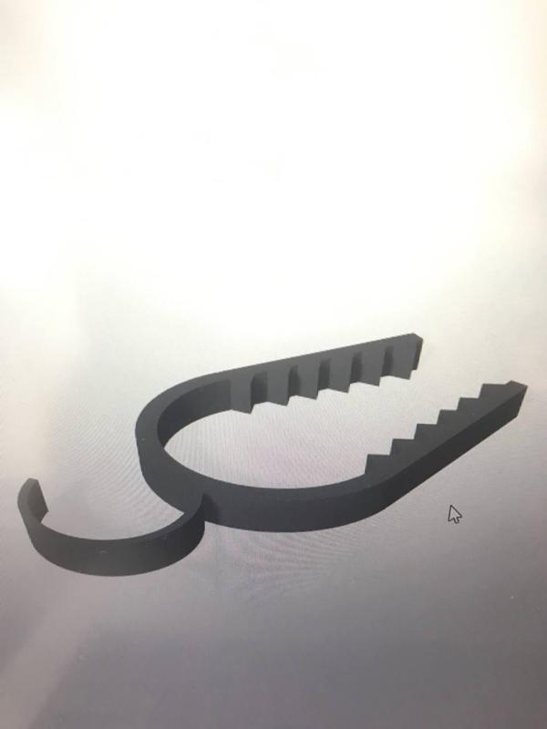 držáček na ozdoby, háček